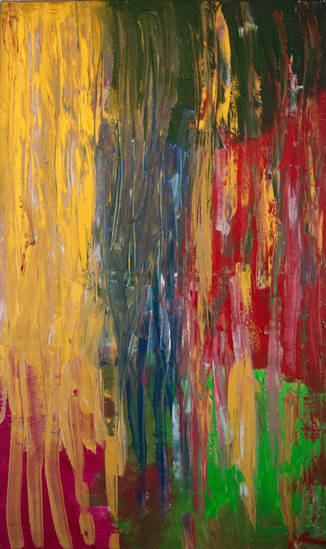 Descent — Acrylic on canvas by Shev G